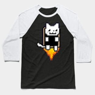 JetPack Kitty Attack Baseball T-Shirt